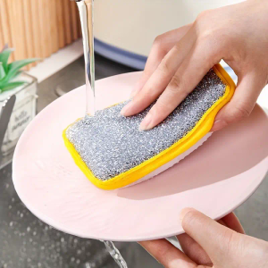 Cleaning Sponge Sponge Wipe Double-Sided Sponge dishwashing Brush Pot Cleaning Wipe Scouring Pad