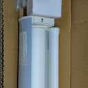 ShadesU Cordless Zebra Blinds  Light Filtering Dual-Layer Window Shades for Privacy (White Color) (Maximum Height 72") (Width 23")