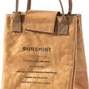 Lunch Bag - Women/Men, Easy to Clean Reusable Lunch Box, Insulated, Water-Resistant, Thermal Liner & Durable Fabrics | Simple Design, Classic Brown