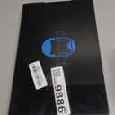 OLIBUY 3 Way Mirror for Hair Cutting, Three Way Mirror for Shaver and Makeup, Height Adjustable with Two Hold Nails, 360 Viewing Angle, Clear Anti-Fog HD Glass (Black Without Led)