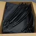 100 Gallon Rain Barrel Water Tank - Portable Collapsible Rain Water Collection Barrel - Large Water Storage Tank - Stable Water Barrels Rain Catcher with Spigot Overflow Kit, Black