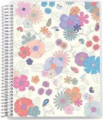 PlanAhead Lined Notebook Journal - 10"x8" Aesthetic Hardcover Journal for Women - Cute Journal for School Includes 340 Ruled Pages with Ribbon Bookmark