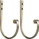 Curtain Holdbacks 2Pcs,Antique Bronze Barrel Zinc Alloy Curtain Tiebacks,Wall Mounted Curtain Holders for Drapes.