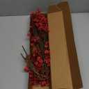 N&T NIETING 6Pcs Babys Breath Artificial Flowers,Real Touch Fake Red Flowers Faux Flowers Bouquets for Vase Home Office Wedding Spring Winter Indoor Outdoor Centerpiece Table Decorations