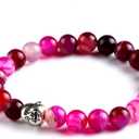 RUBYCA Buddha Metal Loose Beads Antique Tibetan Style Spacer Charm for Jewelry Making Bracelet Necklace DIY Crafts (20PCS, Silver Color)