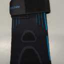 APOYO Elbow Brace for Tendonitis and Tennis Elbow, Compression Sleeve for Arthritis, Workouts, Reduce Joint Pain During Fitness Activity (Medium) (Blue)