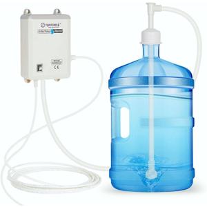 TDRFORCE 5 Gal Bottled Water Dispenser - Electric Pump & Refrigerator System with 5 Gallon Jug