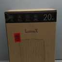 LUGGEX Carry On Luggage with Spinner Wheels, 20 Inch Aluminum Frame Zipperless Polycarbonate Hard Shell Suitcase, Charcoal Metallic