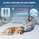 GROOSE Cooling Mattress Protector Queen, Waterproof Fitted Sheet Elasticized Mattress Pad Cover 8"-21" Deep Pocket Mattress Cover with Elastic Rubber BandQ, 60"80" (White)