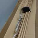 Double Curtain Rods 72 to 144 Inches(6-12feet) for Window, Adjustable Telescoping Drapery Rod with Aluminum Alloy Brackets, 1 Inch Diameter Front, 5/8 Inch Diameter Back Pipe, Brown Woodgrain