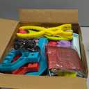 Elovien Snow Toys Snowball Maker 32Pcs Snow Molds for Kids Outdoor with Foldable Snow Sleds, Long Shovels Tool, Snowman Kit, Snow Brick Maker, Winter Travel Toys for Toddlers Adults Snow & Sand Play