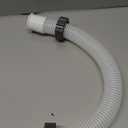 24inch 1 1/2" Pool Sand Filter Pump Hose For Above Ground Pool 2ft 1.6 Inch Eva Pool Sand Pump Replacement Hose For Saltwater Systems And Sand Filters (White)