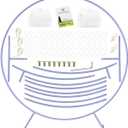 LANGXUN Large Size 6ft Gold Metal Round Balloon Arch kit Decoration, for Wedding Birthday Party Decoration, Graduation Decorations and Baby Shower Photo Background  