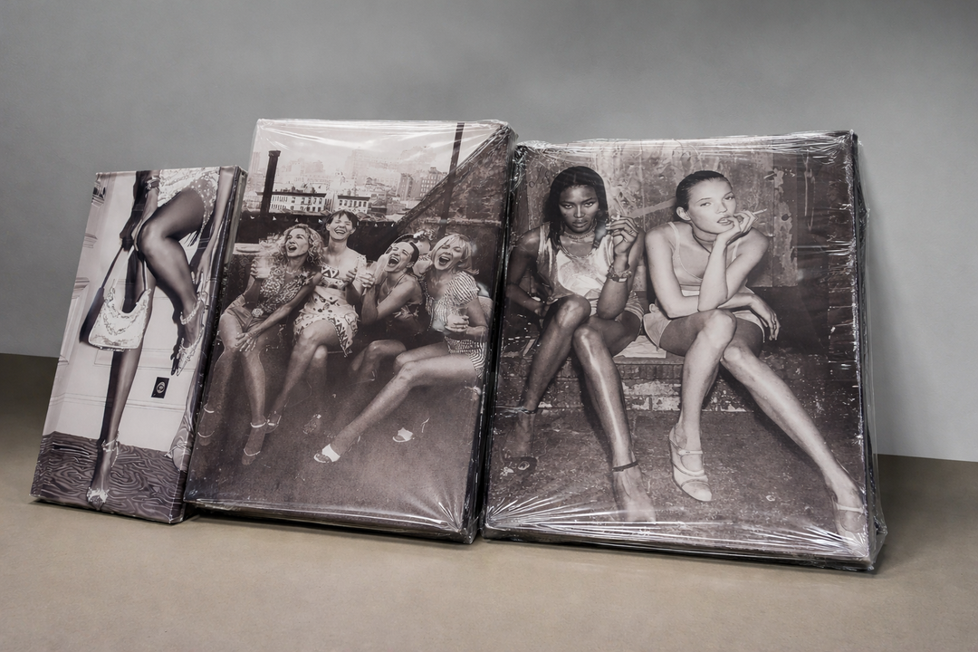 3Pcs Framed Vintage, 16x24"