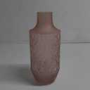 Bambeco 6 x 13in  Pink Glass Vase