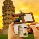 Mini Watercolor Paint Set, Travel Watercolor Kit,2026 New Mini Watercolor Travel Set for Beginners and Artist with Sketchbook (8-Grids) 2026 new mini watercolor travel set