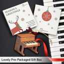 Piano Ornament 2025, Wooden Ornaments for Christmas Tree Decorations, Music Decorations, Unique Ornaments for Music Lover Gifts, Musical Instruments Gifts for Piano Players
