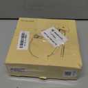 Trucker Bluetooth Headset with Microphone, Wireless Cell Phone Headset with Noise Canceling Mic Charging Base Mute Function for Home Office Call Center Skype (Black&Silver)