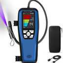 Refrigerant Leak Detector, Aprvtio ALD-200 3-in-1 Freon Leak Detector Tester A1 A2L A3 Refrigerants Compatible, Rechargeable, Multipule Alarm, Heated Diode Sensor for HVAC R32 R454B R410A R134A R290