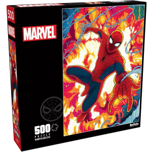 2 PCs Buffalo Games - Marvel -Tales Featuring Spider-Man - 500 Piece Jigsaw Puzzle for Adults -Challenging Puzzle Perfect for Game Nights - Finished Size is 21.25 x 15.00