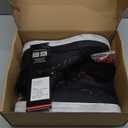 BORLENI Cowhide Leather Motorcycle Shoes for Men- Reinforced Street Waterproof Motorcycle Riding Boots with Side Zipper Ankle Support, Anti-Slip Sole Casual Breathable Powersports Shoes Black 10