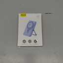 Wireless Portable Charger 10000mAh,3-in-1 Magnetic Power Bank with Built-in Cables LED Display,22.5W Fast Charging Mag-Safe Battery Pack for iPhone 15/14/13/12, Apple Watch Series, Airpods (Purple)