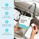 100% Plastic-Free Dishwasher Tablets, Free & Clear, 72 Count