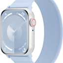 Silicone Solo Loop Bands Compatible with Watch Band 38mm 40mm 41mm 42mm 44mm 45mm 46mm 49mm, Sport Stretchy Strap Soft Replacement Wristband for iWatch Ultra 3 2 1 Series 11 10 9 8 SE 7 6 5 4