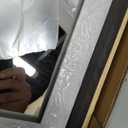 Beauty4U 50” x 14" Full Length Wall Mirror, White Baroque Door Mirror