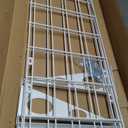 WALMANN Pack of 2 Garage Wall Shelves, 1 x 4 ft/12 * 48 inch Wall Mounted Storage Shelves for Garage Heavy Duty Floating Shelving, Holds Up to 220 Lbs (White)