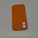 Miracase Compatible with iPhone 16 Case, [Soft Anti-Scratch Microfiber Lining], Compatible with MagSafe, Liquid Silicone Case Shockproof Drop Protection Phone Case for 16,Orange
