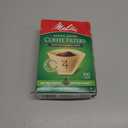 Melitta #4 Cone Coffee Filters, Unbleached Natural Brown, 100 Total Filters Count