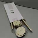 20 Pcs Wood Table Numbers for Wedding Reception Stands Seat Numbers with Holder Base Table Numbers for Wedding Party Event Catering, 1-20 (Wood Color)