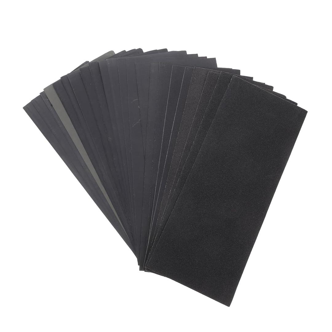 24pcs Wet Dry Sandpaper Set for Wood and Metal Finishing Versatile Grits for Automotive and DIY Projects Lightweight and Portable Sanding Kit for Tight Spaces