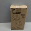 TAILI Shower Caddy Suction Cup 2 Pack, Heavy Duty Bathroom Organizer, Removable Shelves for Inside Shower, Shampoo, Waterproof Suction Plastic Storage for Bathroom Accessories Holder, White