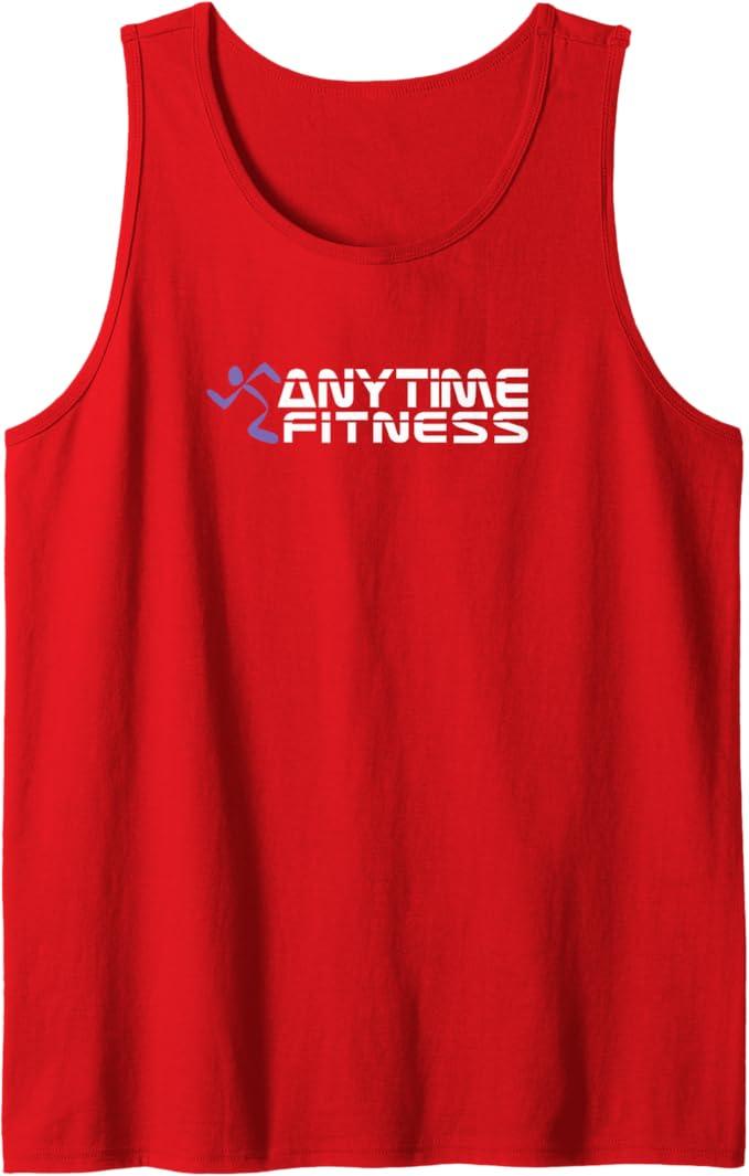 Fitness at anytime funny workout Tank Top S