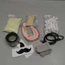 Nose Wax Kit Men, Nose Hair Waxing Kit with 100g Wax, 40 Sticks, Ear Hair Removal for Men, USB Fast Heat, Smart Constant Temp, Upgraded Size, Multi-Accessories, Gray