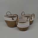 HD Designs Storage Bins and Baskets in Cleaning and Organization Box Set of 3 Pack 12'*13', 10'*12' , 9'*10'