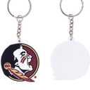 2 x Desert Cactus Florida State University Keychain Car Keys Holder (PVC A)