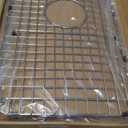 Serene Valley Sink Bottom Grid 25-1/8" x 12-7/8", Centered Drain with Corner Radius 1-1/2", Sink Grid Stainless Steel NDG2513C