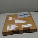 Round Rattan Tray with Mother of Pearl Inlay, Rattan Serving Tray with Wooden Base, Decorative Wicker Basket for Table Decor, Storage and Display of Coffee Bread Food Fruit (Plume 13.5")