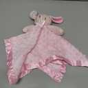 Pro Goleem Loveys for Babies Bunny Security Blanket Baby Girl Gifts Newborn Soft Pink Lovie for Infant and Toddler Snuggle Toy Stuffed Animal, Pink 16 Inch