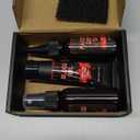 Halloween Fake Blood Makeup Kit - Includes Realistic Coagulated Blood Gel, Fake Blood Spray, Dripping Blood, Stage Blood, for Zombie Vampire Cosplay Party Mouth Clothes (Light + Dark)