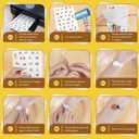 Printable Temporary Tattoo Paper for Inkjet Printer - 8.5"X11" DIY Personalized Image Transfer Sheet for skin (White-50 Sets)