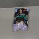 Hanes Womens Just My Size Highwaist Cotton Underwear, Highrise Brief, 6pack, Solid/Print Mix, 9 US