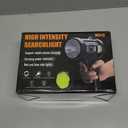 Rechargeable Spotlight, 99,000 Lumens Super Bright Handheld Led Flashlight, Outdoor Spot Light with Cob Light and Solar Panelsfor Boating Camping