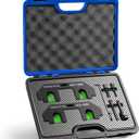 303-1655 7-Piece Camshaft Holding Alignment Timing Tool, Compatible with Ford 3.5L EcoBoost Upgraded GT F-150 Expedition Lincoln Navigator, with Cylinder Head Screw Removal Socket