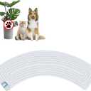 SEERWAY roof Pet Shock Mat with 3 Modes - Dog & Cat Deterrent for Christmas Tree, Trash Cans, Houseplants & Indoor Areas, Adjustable Electronic Training Pad (50"x 12"), Transparent