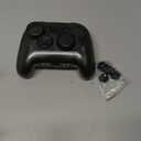 NEWDERY Hard Carrying Case for Nintendo Switch 2 Pro Controller, Protective Travel Organizer, Thickened Shockproof PC Shell with Frosted Anti-Scratch Finish, Includes 6 Thumb Grips & Hand Strap, Black