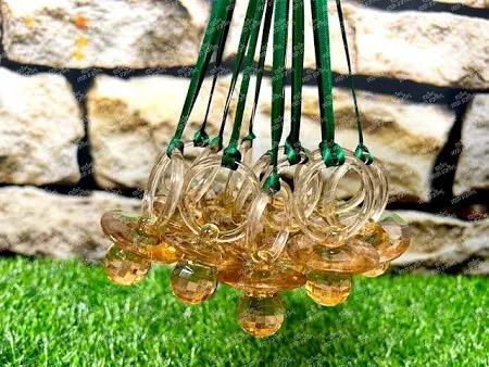 2.5" Baby Pacifier Party Favors, 36 Pieces, Gender Reveal Shower Decorations, Boy Girl Gender Neutral Table Scatter, DIY Party Games Decor Yellow